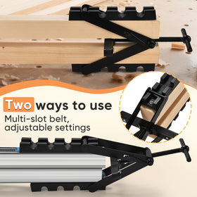 GADFISH clamps feature height-adjustable rods for versatile board widths