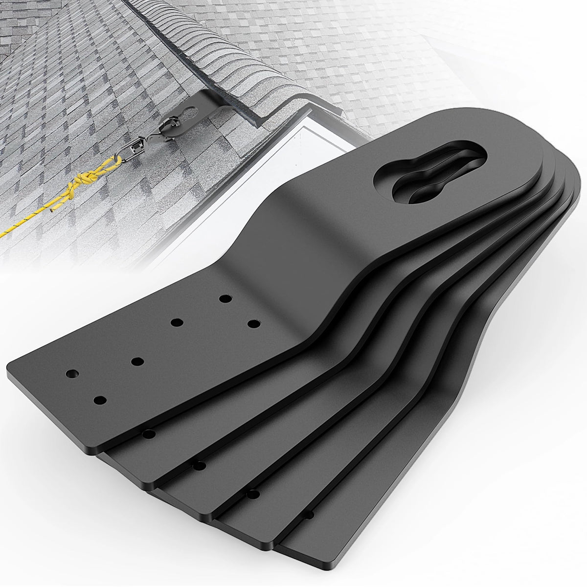 Gadgetzan roof safety anchor hitch clip in black provides secure fall protection.
