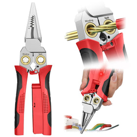 GADO Pro 8-in-1 wire stripper front view for comfortable handling.