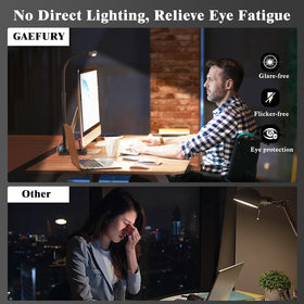 GAEFURY desk lamp offers 25 lighting combinations for different tasks.