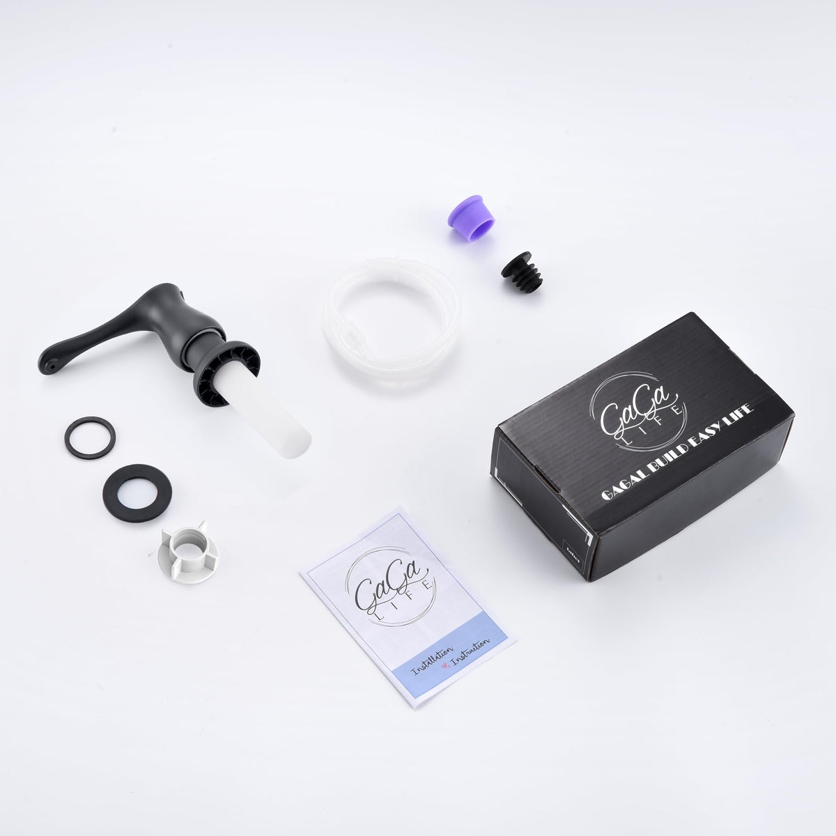 GAGALIFE easy-refill control helps monitor soap levels.