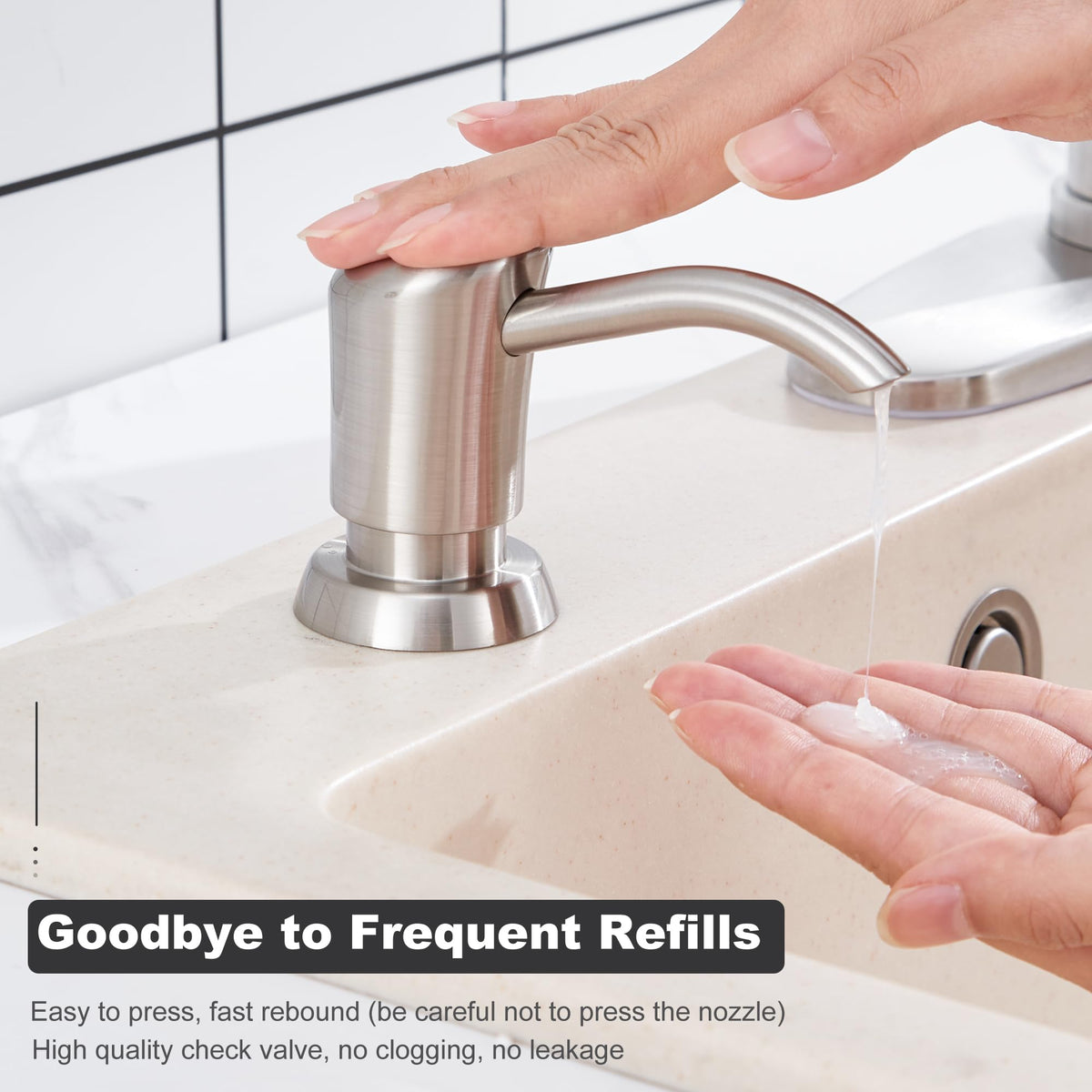 GAGALIFE easy refill experience with large bottle integration.