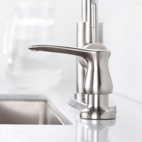 GAGALIFE brushed nickel finish complements any kitchen style.