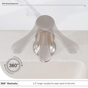 GAGALIFE silicone pump and tube provide safe, rust-free operation in wet kitchens.