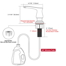 GAGALIFE under-sink dispenser installation kit for a clean, secure setup.