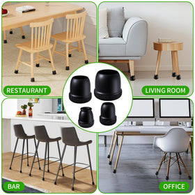 GAGUIUP black finish blends with furniture finishes