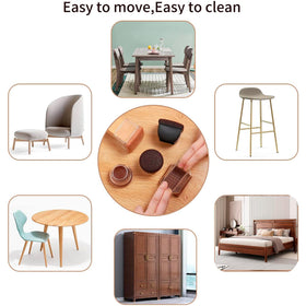GAGUIUP 1"-1.4" square legs compatibility shown on various furniture types.