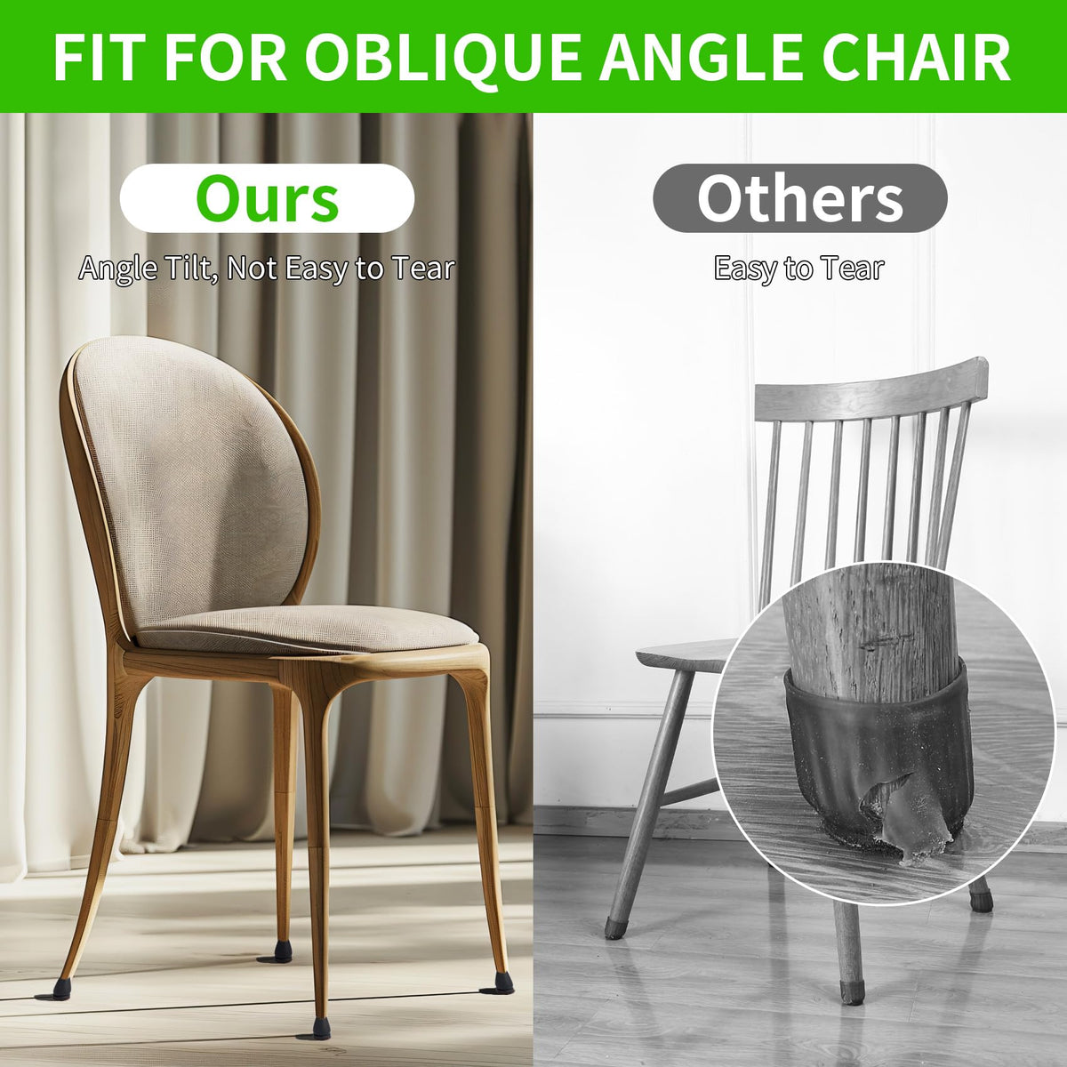 GAGUIUP adjustable fit for 0.55-0.75 inch legs.