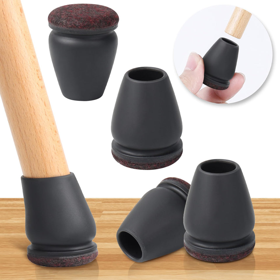 GAGUIUP 16PCS felt pads on chair legs protect hardwood floors.