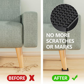 GAGUIUP anti-slip caster cups grip floors and prevent sliding.