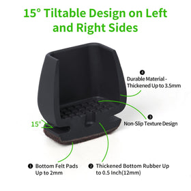 GAGUIUP thick 3.5mm silicone core for durable chair legs.