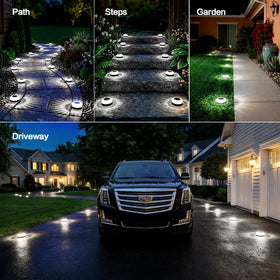 Gahomlumy deck light enhancing outdoor ambiance without wiring