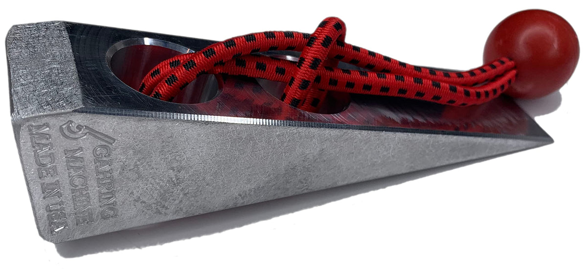 Gahring Machine forced-entry wedge with CNC-milled edges for clean contact.