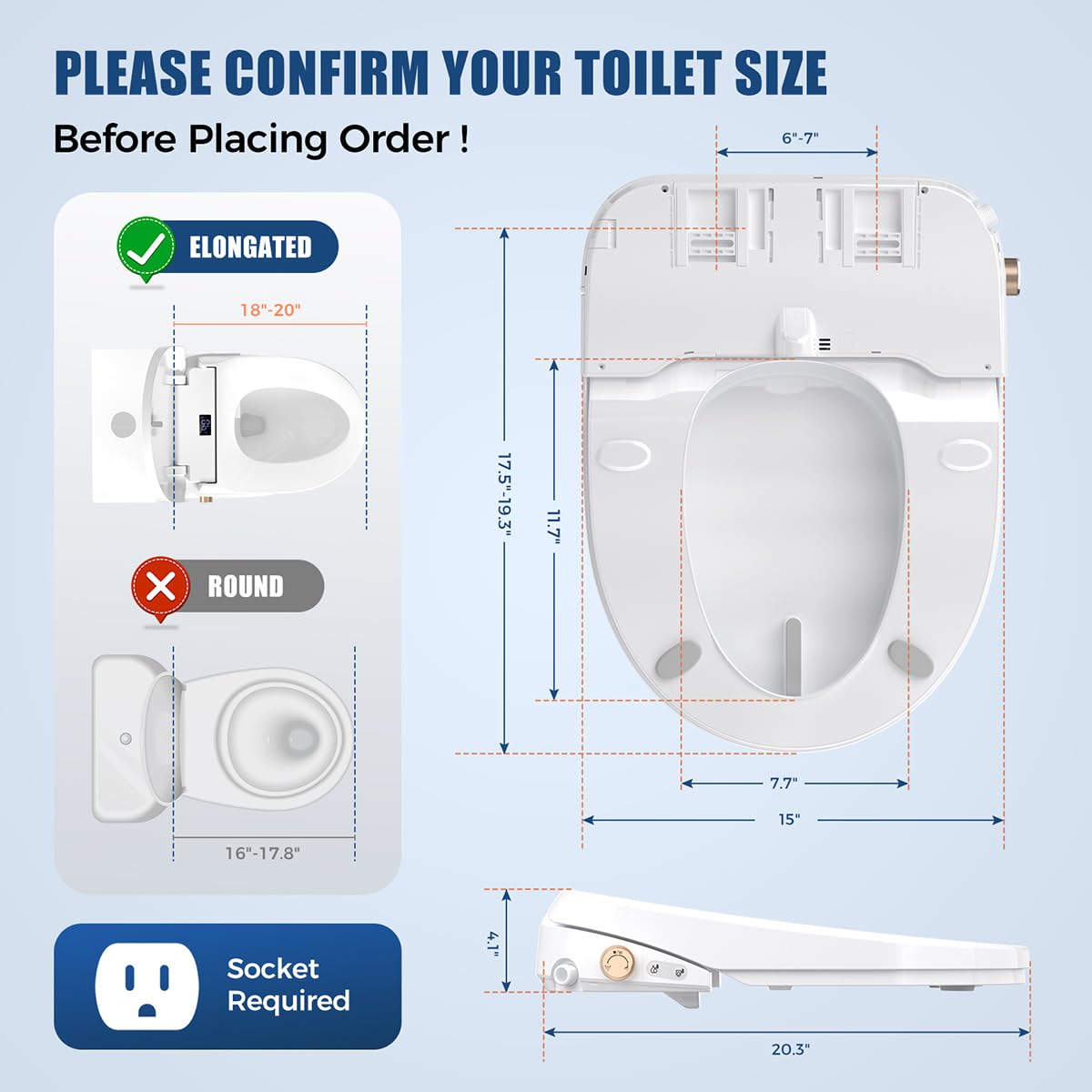 GAICOM bidet seat dryer offers quick, comfortable drying after wash