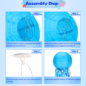 Gailroso lanterns include metal brackets for sturdy display