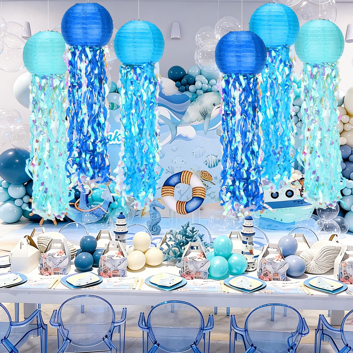 Gailroso under-the-sea party decor set for mermaid themes