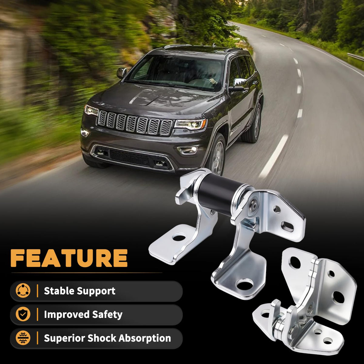 Gaimeila Dodge Charger 2013-2023 hinge assembly providing solid door support.