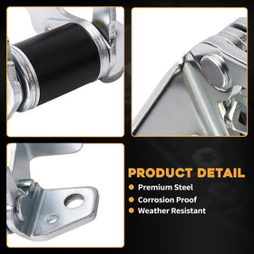 Gaimeila door hinge installation closeup showing precise fit and replacement steps.