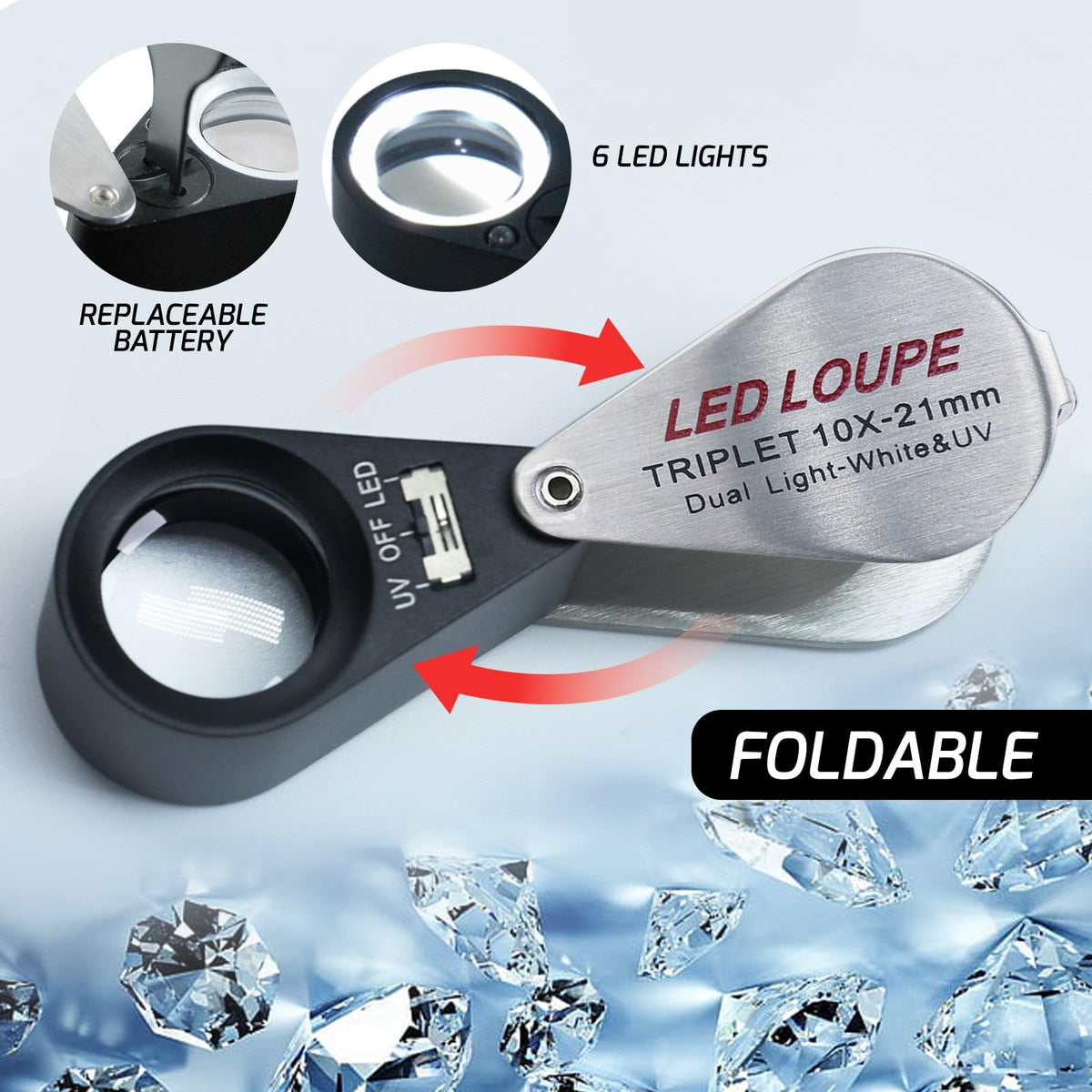 Gain Express portable, compact design ideal for on-the-go jewelry shopping