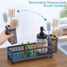 galasily 10-62 inch sponge holder expands kitchen storage for tools