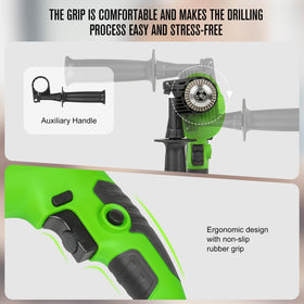 GALAX PRO depth gauge and chuck key ready for precise drilling