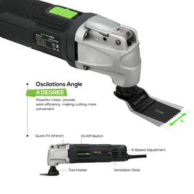 GALAX PRO compact aluminum head fits tight spots with ease