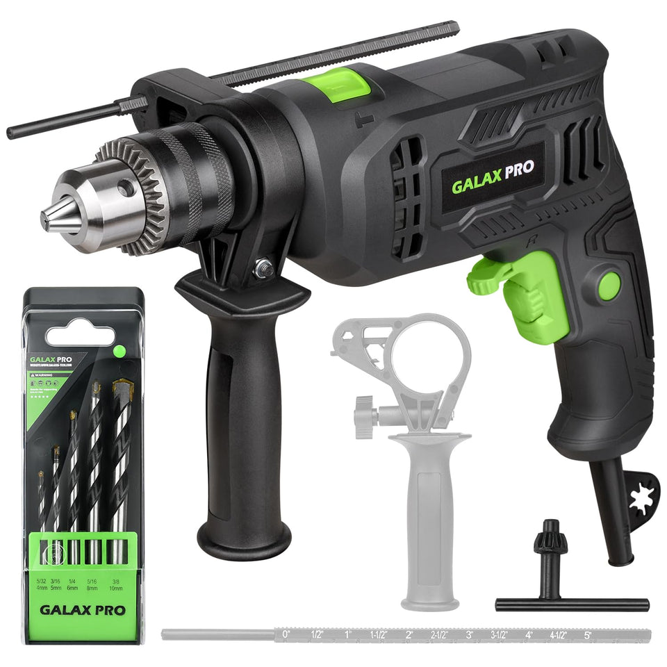 GALAX PRO drill with 360-degree handle for precise control during masonry work.