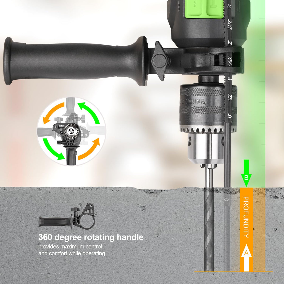 GALAX PRO 5-piece bit set expands material drilling options.