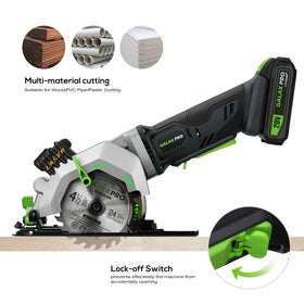GALAX PRO 2.0Ah battery powering cordless operation