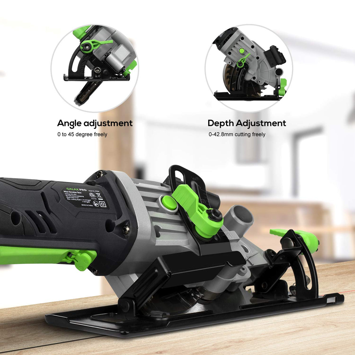 GALAX PRO 45° bevel enables accurate framing cuts