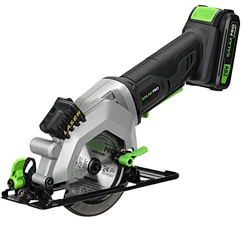 GALAX PRO mini circular saw with laser guide for precise cuts
