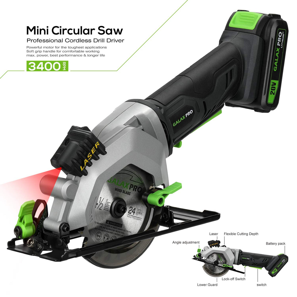 GALAX PRO 60T metal blade for clean metal cuts