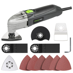 GALAX PRO oscillating multi-tool front view with ergonomic grip for precise cuts
