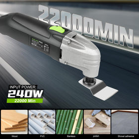 GALAX PRO oscillating multi-tool side profile showing compact design for tight spaces