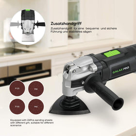 GALAX PRO plunge blades demonstrate precise wood and plastic cuts.