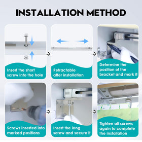 Galeith brackets fit most kitchen sinks for versatile remodeling projects.