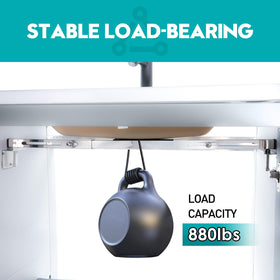 Galeith brackets provide load capacity up to 1000 lbs for heavy sinks.