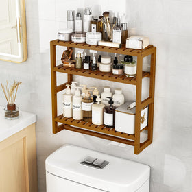 Galood corner bathroom organizer 3-tier fits tight spaces with style.