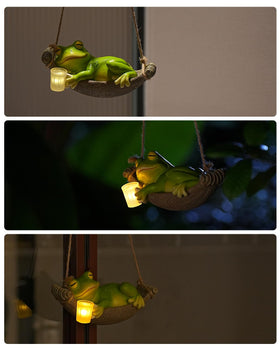 GaloTrek yard ambience frog creates inviting outdoor atmosphere