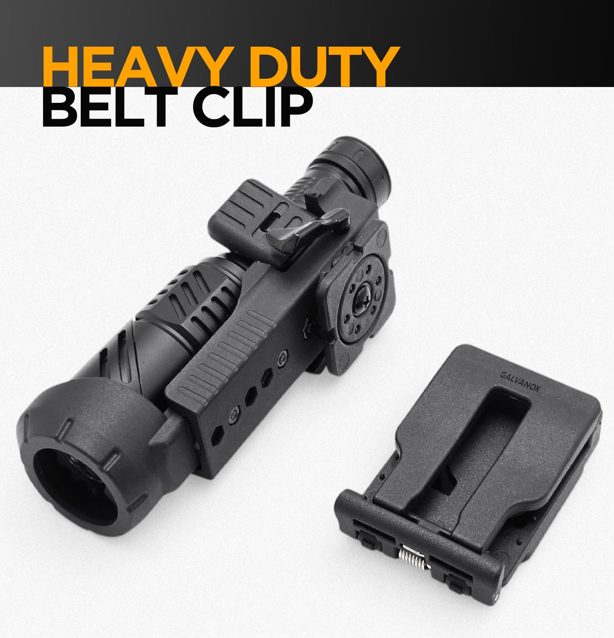 GALVANOX K8 heavy-duty nylon polymer construction withstands rugged duty conditions