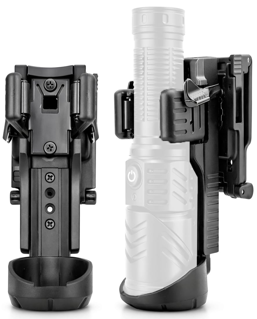 GALVANOX K8-Series holster with 360° rotation belt clip for flexible beam direction