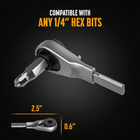 GALVANOX low-profile ratchet fits tight spaces with Leatherman tools