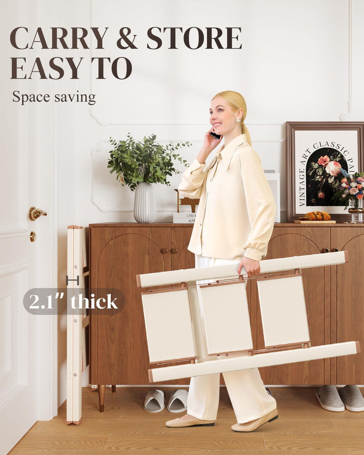 GameGem 3 Step Ladder supports up to 300 lbs for versatile tasks.