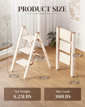 GameGem 3 Step Ladder ready-to-use design saves setup time.