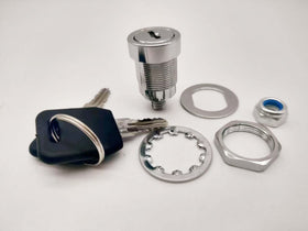 Armstrong lock kit includes mounting hardware and two keys for easy installation