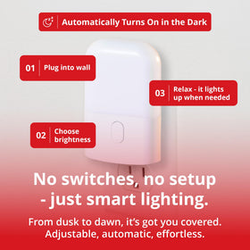 Gamma Revive red night light reduces blue light exposure during late hours