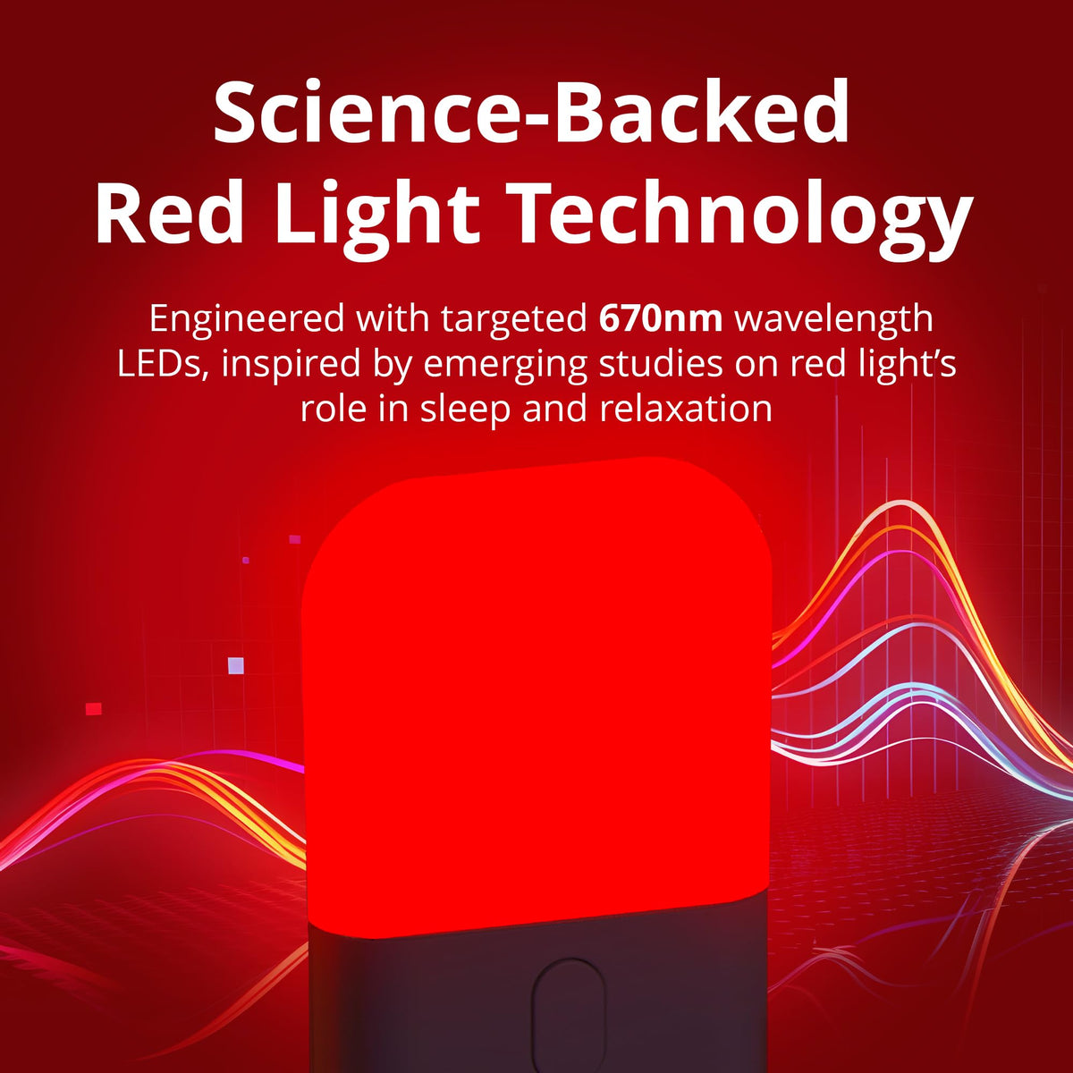 Gamma Revive in the nursery provides gentle red light to support sleep-friendly surroundings