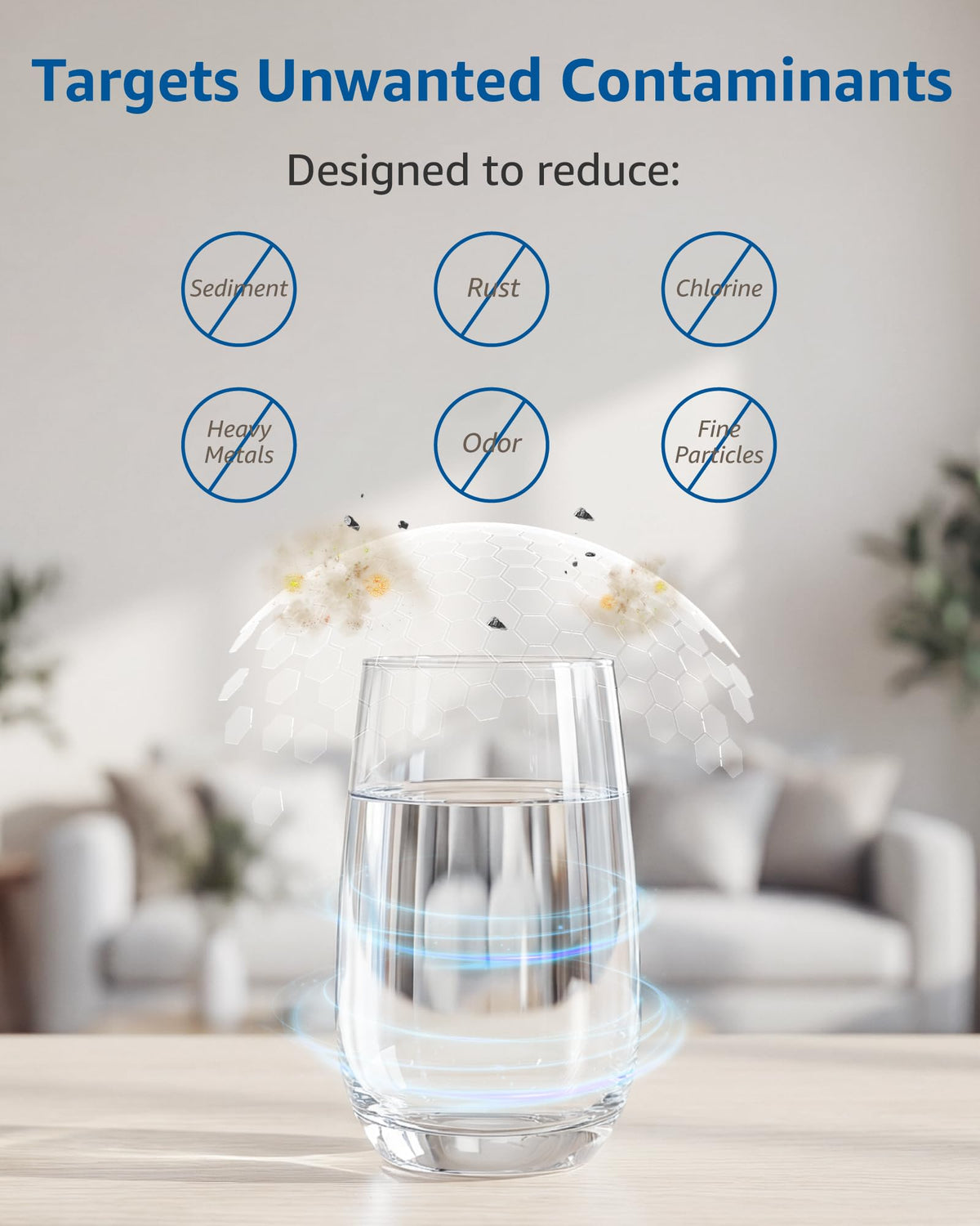 GAMOTH carbon fiber filtration visual highlights durable materials for impurity reduction.
