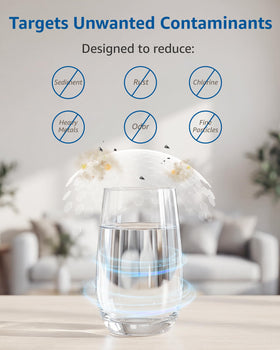 GAMOTH carbon fiber filtration visual highlights durable materials for impurity reduction.
