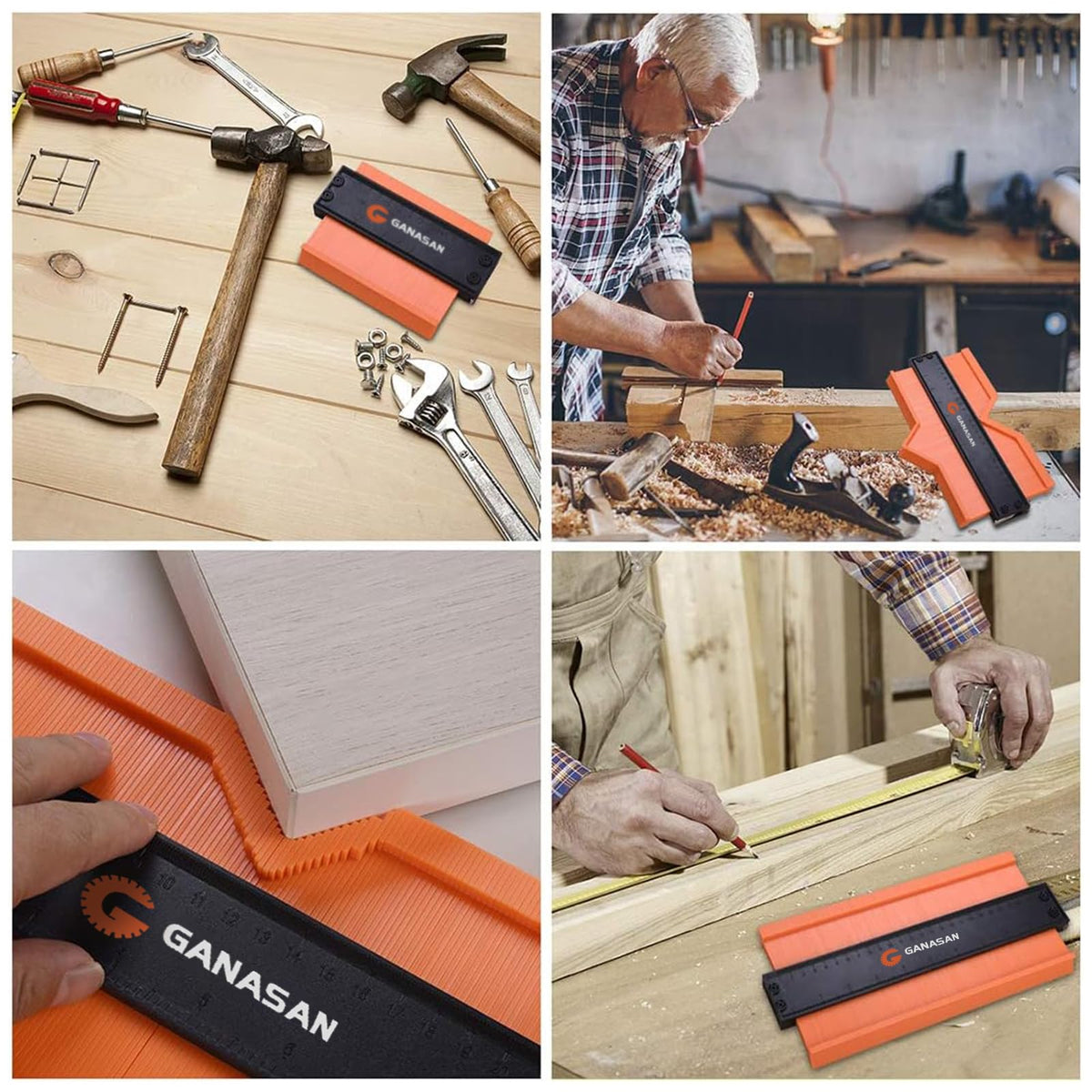 GANASAN contour gauge gift-ready for DIY enthusiasts and pros